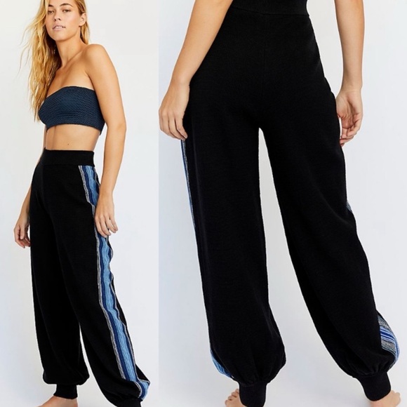 Free People Side Eye Jogger In Blues - Picture 2 of 16